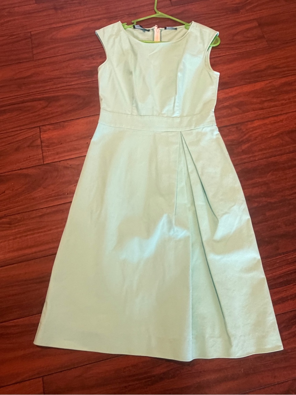 Lafayette 148 New York Mint Green Fit-and-Flare Dress - Picture 10 of 10